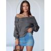 imageANRABESS Womens Wool Blend Off The Shoulder Long Sleeve Soft Knit Sweaters 2025 Fall OutfitsDeep Grey