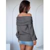 imageANRABESS Womens Wool Blend Off The Shoulder Long Sleeve Soft Knit Sweaters 2025 Fall OutfitsDeep Grey