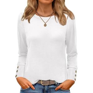 imageANRABESS Long Sleeve Shirts for Women Crewneck Basic Tee Striped Tops 2025 Fall Casual Loose Fit T Shirts Fashion OutfitsWhite