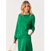 imageANRABESS 2 Piece Skirt Sets For Women Fall Dresses 2025 Long Sleeve Top and Midi Skirts Lounge Travel Outfits Winter ClothesGreen