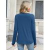 imageANRABESS Long Sleeve Shirts for Women Casual Crewneck Basic Tee Tshirts Loose Fit Curved Hem Tunic Top 2025 Fall OutfitsDark Blue