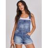 imageANRABESS Overalls for Women Denim Shorts Overalls 2025 Summer Casual Loose Fit Adjustable Rompers Jean jumpsuit Bib ShortallsA Washed Blue