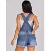 imageANRABESS Overalls for Women Denim Shorts Overalls 2025 Summer Casual Loose Fit Adjustable Rompers Jean jumpsuit Bib ShortallsA Washed Blue
