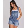 imageANRABESS Overalls for Women Denim Shorts Overalls 2025 Summer Casual Loose Fit Adjustable Rompers Jean jumpsuit Bib ShortallsA Washed Blue