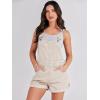 imageANRABESS Overalls for Women Denim Shorts Overalls 2025 Summer Casual Loose Fit Adjustable Rompers Jean jumpsuit Bib ShortallsApricot