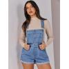 imageANRABESS Overalls for Women Denim Shorts Overalls 2025 Summer Casual Loose Fit Adjustable Rompers Jean jumpsuit Bib ShortallsB Washed Blue