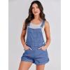 imageANRABESS Overalls for Women Denim Shorts Overalls 2025 Summer Casual Loose Fit Adjustable Rompers Jean jumpsuit Bib ShortallsBlue