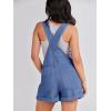 imageANRABESS Overalls for Women Denim Shorts Overalls 2025 Summer Casual Loose Fit Adjustable Rompers Jean jumpsuit Bib ShortallsBlue