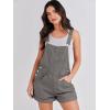 imageANRABESS Overalls for Women Denim Shorts Overalls 2025 Summer Casual Loose Fit Adjustable Rompers Jean jumpsuit Bib ShortallsDeep Gray