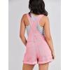 imageANRABESS Overalls for Women Denim Shorts Overalls 2025 Summer Casual Loose Fit Adjustable Rompers Jean jumpsuit Bib ShortallsPink