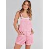 imageANRABESS Overalls for Women Denim Shorts Overalls 2025 Summer Casual Loose Fit Adjustable Rompers Jean jumpsuit Bib ShortallsPink