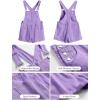 imageANRABESS Overalls for Women Denim Shorts Overalls 2025 Summer Casual Loose Fit Adjustable Rompers Jean jumpsuit Bib ShortallsPurple
