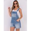 imageANRABESS Overalls for Women Denim Shorts Overalls 2025 Summer Casual Loose Fit Adjustable Rompers Jean jumpsuit Bib ShortallsWashed Barnyard Blue