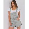 imageANRABESS Overalls for Women Denim Shorts Overalls 2025 Summer Casual Loose Fit Adjustable Rompers Jean jumpsuit Bib ShortallsWashed Retro Gray Blue