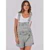 imageANRABESS Overalls for Women Denim Shorts Overalls 2025 Summer Casual Loose Fit Adjustable Rompers Jean jumpsuit Bib ShortallsWashed Retro Gray Blue