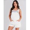 imageANRABESS Overalls for Women Denim Shorts Overalls 2025 Summer Casual Loose Fit Adjustable Rompers Jean jumpsuit Bib ShortallsWhite