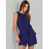 imageANRABESS Romper for Women Short Jumpsuit Summer Casual Dressy Sleeveless Outfits Beach Vacation 2025 Trendy One Piece ClothesNavy Blue