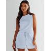 imageANRABESS Romper for Women Short Jumpsuit Summer Casual Dressy Sleeveless Outfits Beach Vacation 2025 Trendy One Piece ClothesSky Blue