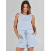 imageANRABESS Romper for Women Short Jumpsuit Summer Casual Dressy Sleeveless Outfits Beach Vacation 2025 Trendy One Piece ClothesSky Blue