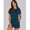 imageANRABESS Romper for Women Short Sleeve Summer Tshirt One Piece Jumpsuit Beach Vacation Travel Outfits 2025 Dressy ClothesLake
