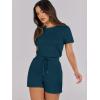 imageANRABESS Romper for Women Short Sleeve Summer Tshirt One Piece Jumpsuit Beach Vacation Travel Outfits 2025 Dressy ClothesLake