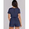 imageANRABESS Romper for Women Short Sleeve Summer Tshirt One Piece Jumpsuit Beach Vacation Travel Outfits 2025 Dressy ClothesNavy Blue