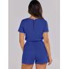 imageANRABESS Romper for Women Short Sleeve Summer Tshirt One Piece Jumpsuit Beach Vacation Travel Outfits 2025 Dressy ClothesRoyal Blue