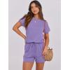 imageANRABESS Rompers for Women Summer 2025 Casual Dressy One Piece Tshirt Short Pants Jumpsuit Beach Vacation Outfit Clothes04 Purple