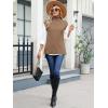 imageANRABESS Sweater Vest Women Turtleneck Sleeveless Loose Fit Pullover Knit Spilt Tank Tops 2025 Casual Trendy Fall OutfitsLight Camel