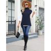 imageANRABESS Sweater Vest Women Turtleneck Sleeveless Loose Fit Pullover Knit Spilt Tank Tops 2025 Casual Trendy Fall OutfitsNavy Blue
