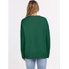 imageANRABESS Sweaters for Women 2025 Fall Long Sleeve Casual Loose Fit Knitted High Low Hem Basic Pullover Sweater TopsForest Green