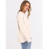 imageANRABESS Sweaters for Women 2025 Fall Long Sleeve Casual Loose Fit Knitted High Low Hem Basic Pullover Sweater TopsLight Apricot