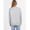 imageANRABESS Sweaters for Women 2025 Fall Long Sleeve Casual Loose Fit Knitted High Low Hem Basic Pullover Sweater TopsLight Grey