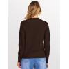 imageANRABESS Sweaters for Women 2025 Long Sleeve Crewneck Loose Fit Lightweight Knit Basic Fall Sweater OutfitsDeep Taupe