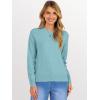 imageANRABESS Sweaters for Women 2025 Long Sleeve Crewneck Loose Fit Lightweight Knit Basic Fall Sweater OutfitsLight Blue