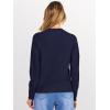 imageANRABESS Sweaters for Women 2025 Long Sleeve Crewneck Loose Fit Lightweight Knit Basic Fall Sweater OutfitsNavy Blue