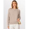 imageANRABESS Sweaters for Women 2025 Long Sleeve Crewneck Loose Fit Lightweight Knit Basic Fall Sweater OutfitsTan