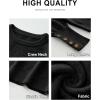 imageANRABESS Sweaters for Women Long Sleeve Crewneck Casual Loose Wool Blend Soft Knit Pullover Tops 2025 Fall Fashion OutfitsBlack
