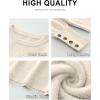 imageANRABESS Sweaters for Women Long Sleeve Crewneck Casual Loose Wool Blend Soft Knit Pullover Tops 2025 Fall Fashion OutfitsWhite