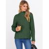imageANRABESS Sweaters for Women Oversized Long Sleeve Turtleneck Cable Knit Casual Loose Pullover Tops 2025 Fall Trendy OutfitsDeep Green