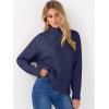 imageANRABESS Sweaters for Women Oversized Long Sleeve Turtleneck Cable Knit Casual Loose Pullover Tops 2025 Fall Trendy OutfitsNavy Blue
