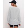 imageANRABESS Sweatshirts for Women 2025 Fall Long Sleeve Shirts Oversized Crewneck Lightweight Side Split Casual Pullover TopsLight Grey
