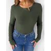 imageANRABESS Women Long Sleeve Thermal Shirt Fleece Tops 2025 Fall Winter Crew Neck Casual Base Layer TShirts Warm UndershirtsArmy Green