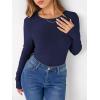 imageANRABESS Women Long Sleeve Thermal Shirt Fleece Tops 2025 Fall Winter Crew Neck Casual Base Layer TShirts Warm UndershirtsNavy Blue