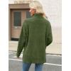 imageANRABESS Women Oversized Turtleneck Long Sleeve Fuzzy Knit Slit Side Chunky Warm Pullover Sweaters 2025Olive Green