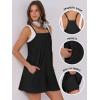 imageANRABESS Women Summer Dress 2025 Beach Vacation Outfits Tennis Athletic Workout Romper Dress Built in Shorts Travel ClothesBlack