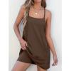 imageANRABESS Women Summer Dress 2025 Beach Vacation Outfits Tennis Athletic Workout Romper Dress Built in Shorts Travel ClothesDeep Brown