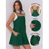 imageANRABESS Women Summer Dress 2025 Beach Vacation Outfits Tennis Athletic Workout Romper Dress Built in Shorts Travel ClothesDeep Green