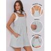 imageANRABESS Women Summer Dress 2025 Beach Vacation Outfits Tennis Athletic Workout Romper Dress Built in Shorts Travel ClothesHeather Grey