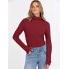 imageANRABESS Women Turtleneck Top Long Sleeve Thermal Shirts Slim Fitted Basic Layer 2025 Fall Winter OutfitsRed